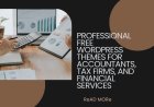 Professional Free WordPress Themes for Accountants, Tax Firms, and Financial Services