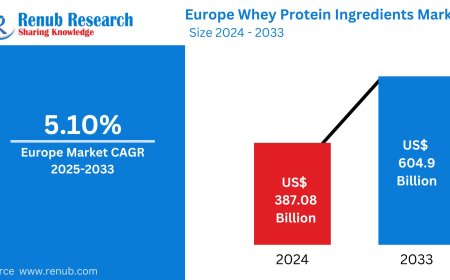 Europe Whey Protein Ingredients Market to Exceed US$ Billion by 2033, Fueled by Health Trends and Expanding Functional Food Sector