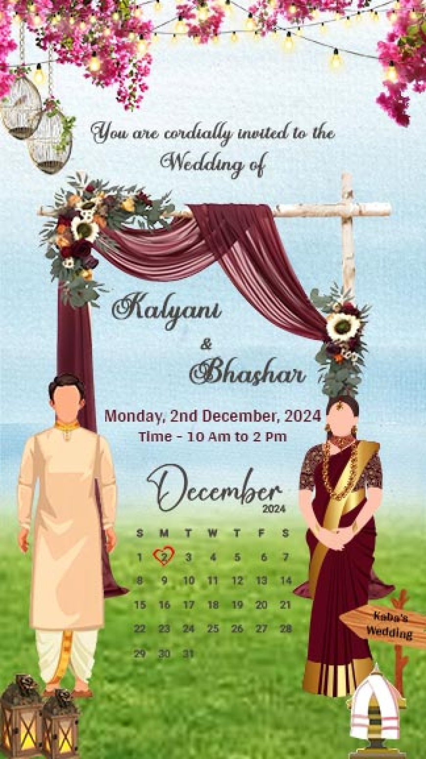 Indian Wedding Card Template – Celebrate Tradition with Stunning Invitations