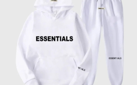 Fear Of God Essentials Tracksuit White effortlessly cool look