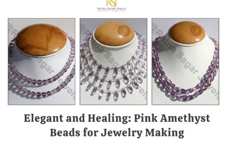 Elegant and Healing: Pink Amethyst Beads for Jewelry Making