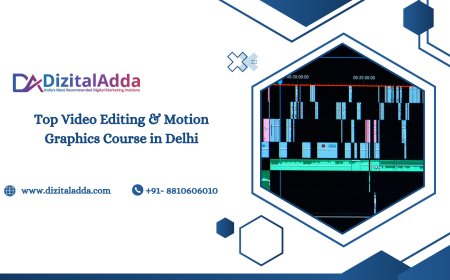 Top Video Editing & Motion Graphics Course in Delhi