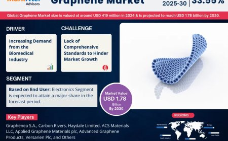 Global Graphene Components Market Value and Growth Projections for 2025 - 2030