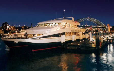Dinner, Drinks & Beautiful Harbour Dream on a Sydney Cruise Night