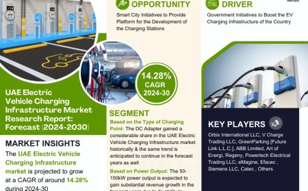 UAE Electric Vehicle Charging Infrastructure Market Expected to Grow at 14.28% CAGR | Key Trends & Forecast to 2030