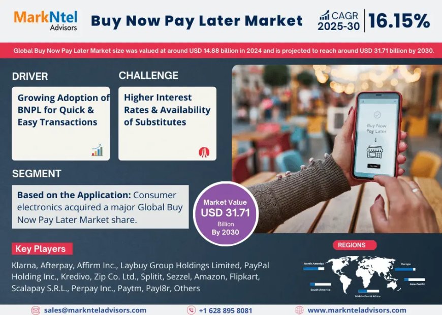 Global Buy Now Pay Later Market Size, Share, Trends, Growth Analysis, Report 2025-2030